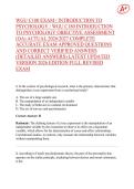 WGU C180 EXAM &sol; INTRODUCTION TO PSYCHOLOGY &sol; WGU C180 INTRODUCTION TO PSYCHOLOGY OBJECTIVE ASSESSMENT &lpar;OA&rpar; ACTUAL 2026&sol;2027 COMPLETE ACCURATE EXAM APPROVED QUESTIONS AND CORRECT VERIFIED ANSWERS &lpar;DETAILED ANSWERS&rpar; LATEST UPDATED VERSION 2026