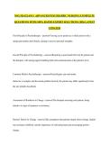 NSG 526 EXAM 1  ADVANCED PSYCHIATRIC NURSING &vert;COMPLETE QUESTIONS WITH 100&percnt; RATED EXPERT SOLUTIONS &vert;2026 LATEST UPDATED