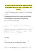NSG 526 EXAM 1  ADVANCED PSYCHIATRIC NURSING &vert;COMPLETE QUESTIONS WITH 100&percnt; RATED EXPERT SOLUTIONS &vert;2026 LATEST UPDATED