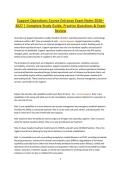 Support Operations Course Entrance Exam Notes 2026&ndash;2027 &vert; Complete Study Guide&comma; Practice Questions & Comprehensive Review