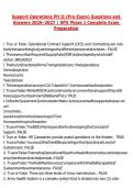 Support Operations PH II &lpar;Pre-Exam&rpar; Questions & Answers 2026&ndash;2027 &vert; SPO Phase 1 Complete Exam Prep & Study Guide