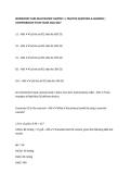 RESPIRATORY CARE EXAM REVIEW CHAPTER 1 &vert; PRACTICE QUESTIONS & ANSWERS &vert; COMPREHENSIVE STUDY GUIDE 2026&sol;2027