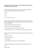 RESPIRATORY CARE EXAM REVIEW ANSWERS &vert; PRACTICE QUESTIONS & DETAILED ANSWERS &vert; COMPREHENSIVE STUDY GUIDE 2026&sol;2027