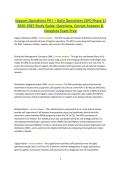 Support Operations PH I &ndash; Daily Operations &lpar;SPO Phase 1&rpar; Study Guide 2026&ndash;2027 &vert; Practice Questions&comma; Correct Answers & Complete Exam Prep
