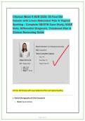 NUR 2026 OB&sol;GYN Case Study&colon; Sarah Jenkins - Ectopic Pregnancy SOAP Note & Differential Diagnosis &lpar;2025&sol;2026&rpar;