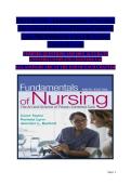 Fundamentals of Nursing&comma; 9th Edition by Carol R&period; Taylor & Pamela B&period; Lynn&colon; Complete Nursing Test Bank &vert; Verified Exam Questions & Answers for Nursing Exam Success