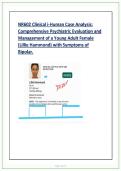 NR 602 i-Human Case Study&colon; Lillie Hammond - Bipolar I Disorder &lpar;Manic Episode&rpar; &vert; Complete Psychiatric Evaluation & Management Guide
