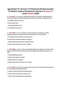 Iggy Chapter 01&colon; Overview of Professional Nursing Concepts&NewLine;for Medical- Surgical Nursing Exam Questions & answers &vert;&NewLine;actual answers &commat;2026