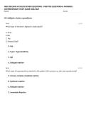 NUR 308 EXAM 4 EVOLVE REVIEW QUESTIONS &vert; PRACTICE QUESTIONS & ANSWERS &vert; COMPREHENSIVE STUDY GUIDE 2026&sol;2027