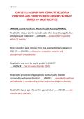 CMN 552 Exam 2 PREP WITH COMPLETE REAL EXAM &NewLine;QUESTIONS AND CORRECT VERIFIED ANSWERS&sol; ALREADY &NewLine;GRADED A&plus; &lpar;MOST RECENT&excl;&excl;&rpar;