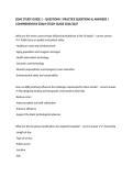 EDAC STUDY GUIDE 1 &ndash; QUESTIONS &vert; PRACTICE QUESTIONS & ANSWERS &vert; COMPREHENSIVE EXAM STUDY GUIDE 2026&sol;2027