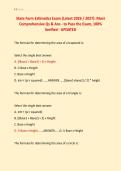 State Farm Estimatics Exam &lpar;Latest 2026 &sol; 2027&rpar;&colon; Most &NewLine;Comprehensive Qs & Ans - to Pass the Exam&comma; 100&percnt; &NewLine;Verified - UPDATED