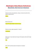 Washington State Master Esthetician Exam &ndash; Questions & Correct Answers