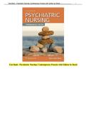 Test Bank For Psychiatric Nursing Contemporary Practice 6th Edition Boyd 9781451192438 &vert; All Chapters with Answers and Rationals&NewLine;