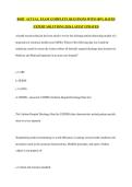 RHIT  ACTUAL  EXAM &vert;COMPLETE QUESTIONS WITH 100&percnt; RATED EXPERT SOLUTIONS &vert;2026 LATEST UPDATED