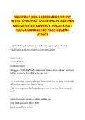 CMN 574 EXAM 1 STUDY GUIDE 2025&sol;2026 COMPLETE QUESTIONS AND CORRECT DETAILED ANSWERS WITH RATIONALES &vert;&vert; 100&percnt; GUARANTEED PASS LATEST VERSION