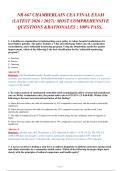 Nursing Advanced Practice Comprehensive Exam Prep&colon; 100 High-Yield Questions with Rationales - Donabedian Model&comma; Pharmacology&comma; Pathophysiology & Clinical Guidelines &lpar;2026 Updates&rpar;