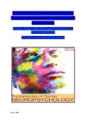 Test Bank For Fundamentals of Human Neuropsychology 8th Edition by Bryan Kolb and Ian Whishaw Complete Chapters With 100&percnt; Expert Verified Q&As&vert; A&plus; PASS GUARANTEED All Answers at the Back of Each Chapter