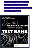 Test Bank for Dental Radiography&colon; Principles and Techniques 6th Edition by Joen Iannucci ISBN&colon; 9780323695503 Chapter 1-35 &vert;Complete Guide A&plus;