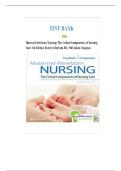 Test Bank Maternal-Newborn Nursing The Critical Components of Nursing Care&comma; 3rd Edition&comma; Roberta Durham&comma; Linda Chapman&period;
