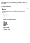 NUR 150 EXAM 2 &vert; PRACTICE QUESTIONS & ANSWERS &vert; COMPREHENSIVE NURSING STUDY GUIDE 2026&sol;2027