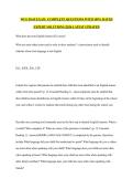 WGU D169 EXAM  &vert;COMPLETE QUESTIONS WITH 100&percnt; RATED EXPERT SOLUTIONS &vert;2026 LATEST UPDATED