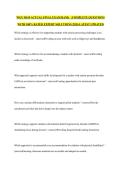 WGU D169 ACTUAL FINAL EXAM BANK   &vert;COMPLETE QUESTIONS WITH 100&percnt; RATED EXPERT SOLUTIONS &vert;2026 LATEST UPDATED