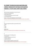 ICC PERMIT TECHNICIAN EXAM QUESTIONS AND &NewLine;CORRECT ANSWER WITH DETAILED EXPLANATION &NewLine;GRADED A&plus; STUDY GUIDE LATEST 2026 UPDATE