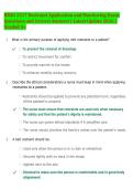 RNSG 1517 Restraint Application and Monitoring Exam Questions & Correct Answers 2026&sol;2027 &vert; Latest Update &vert; Graded A&plus;