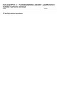 NUR 162 CHAPTER 15 &vert; PRACTICE QUESTIONS & ANSWERS &vert; COMPREHENSIVE NURSING STUDY GUIDE 2026&sol;2027