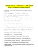 ATM OCN 100 Exam 2 with all Correct & 100&percnt; Verified Answers &vert;Latest Version &vert;Already Graded A&plus;
