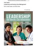 TEST BANK Leadership And Nursing Care Management 7th Edition&lpar;2026&rpar;LATEST EDITION 