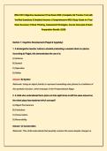 WGU E010 Objective Assessment Final Exam 2026 &vert; Complete OA Practice Test with &NewLine;Verified Questions & Detailed Answers &vert; Comprehensive WGU Study Guide for Final &NewLine;Exam Success &vert; Critical Thinking&comma; Assessment Strategies&comma; Course Concepts & Exam &NewLine;Preparatio