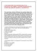 CCI RCS REGISTRY EXAM NEWEST 200 ACTUAL &NewLine;QUESTIONS AND CORRECT ANSWERS WITH RATIONALE &NewLine;LATEST 2026 ALREADY GRADED A&plus; ASSURED PASS