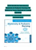 Introductory Maternity & Pediatric Nursing&comma; 5th Edition &colon; Complete Test Bank &semi; Verified Chapter 1&ndash;42 Exam Questions & Answers &vert; Comprehensive Study & Nursing Exam Preparation by Nancy Hatfield & Cynthia Kincheloe