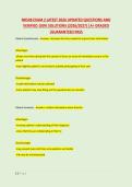NR548 EXAM 2 LATEST 2026 UPDATED QUESTIONS AND &NewLine;VERIFIED 100&percnt; SOLUTIONS &lpar;2026&sol;2027&rpar; &vert;A&plus; GRADED &NewLine;&vert;GUARANTEED PASS