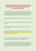 ELEMENTARY EDUCATION CONTENT TEST LATEST 2026 UPDATED &NewLine;QUESTIONS AND VERIFIED 100&percnt; SOLUTIONS &lpar;2026&sol;2027&rpar; &vert;A&plus; &NewLine;GRADED &vert;GUARANTEED PASS