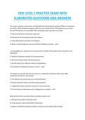 HESI Level 1 Practice Exam with Elaborated Questions and Answers
