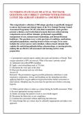 NZ NURSING STATE EXAM 300 ACTUAL TEST BANK &NewLine;QUESTIONS AND CORRECT ANSWERS WITH RATIONALE &NewLine;LATEST 2026 ALREADY GRADED A&plus; ASSURED PASS 