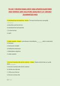 TN CAT 7 REVIEW EXAM LATEST 2026 UPDATED QUESTIONS &NewLine;AND VERIFIED 100&percnt; SOLUTIONS &lpar;2026&sol;2027&rpar; &vert;A&plus; GRADED &NewLine;&vert;GUARANTEED PASS