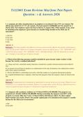 TAX2601 Exam Revision&colon; May&sol;June 2026 Past Papers with Detailed Answers & Rationale