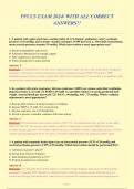 PFCCS Exam 2024-2025 Questions with All Correct Answers & Rationales &lpar;150 Q&A&rpar;