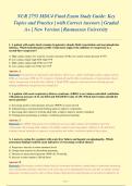 NU 545 Unit 4 Study Guide 2026 Update &vert; Complete Solutions with Rationales &vert; Advanced Pathophysiology & Pharmacology