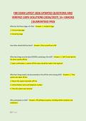 F80 EXAM LATEST 2026 UPDATED QUESTIONS AND &NewLine;VERIFIED 100&percnt; SOLUTIONS &lpar;2026&sol;2027&rpar; &vert;A&plus; GRADED &NewLine;&vert;GUARANTEED PASS