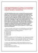 NURS 5434 HYPERTENSION EXAM 200 ACTUAL QUESTIONS &NewLine;AND CORRECT ANSWERS WITH RATIONALE LATEST 2026 &NewLine;ALREADY GRADED A&plus; ASSURED PASS