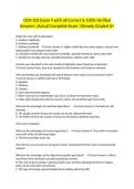 OCN 105 Exam 4 with all Correct & 100&percnt; Verified Answers &vert;Actual Complete Exam &vert;Already Graded A&plus;