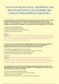NUR 2755 IV Exam 3&colon; Neurology & Trauma - 150 Q&A with Rationales &lpar;2026 Update&rpar;