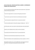 NUR 162 FINAL EXAM &vert; PRACTICE QUESTIONS & ANSWERS &vert; COMPREHENSIVE NURSING STUDY GUIDE 2026&sol;2027
