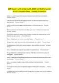 OCN Exam 1 with all Correct & 100&percnt; Verified Answers &vert;Actual Complete Exam &vert;Already Graded A&plus;