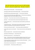 OCN 201 Final Exam with all Correct & 100&percnt; Verified Answers &vert;Actual Complete Exam &vert;Already Graded A&plus;